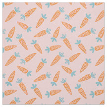 Patrón de zanahoria corta en rosa claro