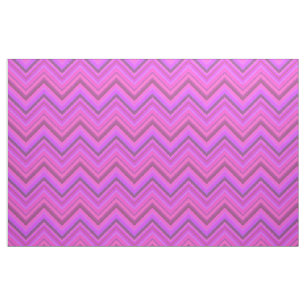 Tela Patrón de zigzag de rayas rosas