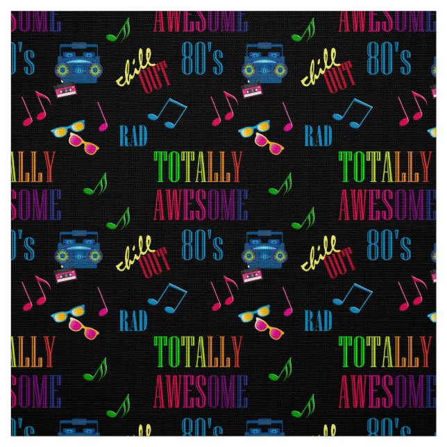 Tela Patrón del 80 totalmente asombroso (Retal)