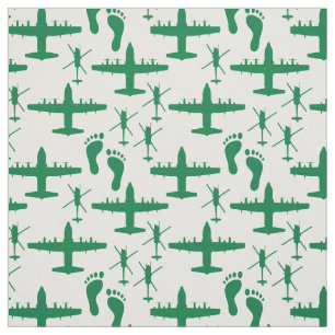 Tela Patrón del equipo de rescate verde de Jolly