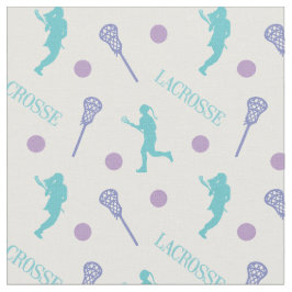 Tela Patrón del reproductor de Lacrosse femenino de col