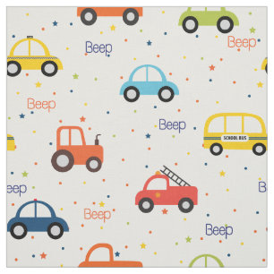 Tela Patrón del vehículo con vehículo tractor de bomber