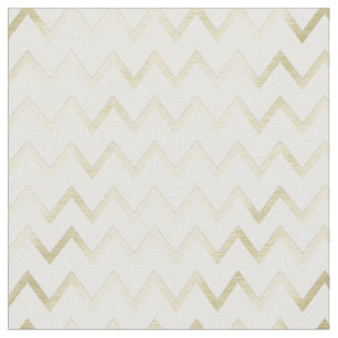 Tela Patrón Dusky Faux Green-Faux Gold Chevron