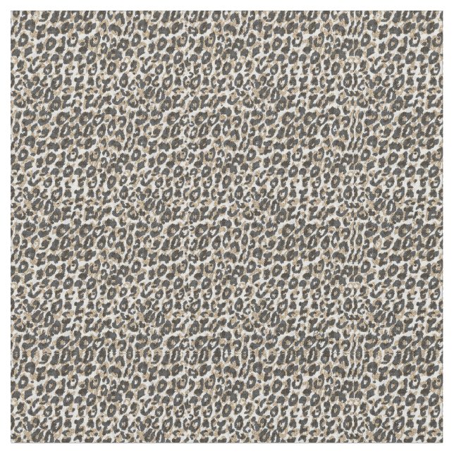 Tela Patrón elegante de impresión de animales leopardo  (De cerca)
