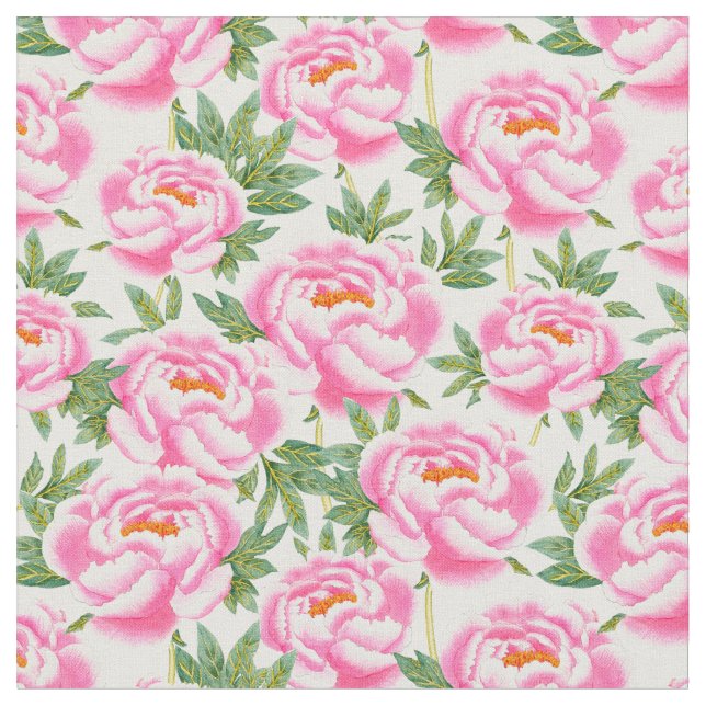 Tela Patrón elegante de tonos rosas (De cerca)