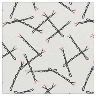 Tela Patrón estilista del pelo de los pines negro cúb