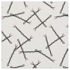 Tela Patrón estilista del pelo de los pines negro cúbic