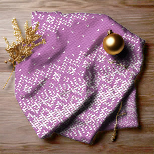 Tela Patrón estitch de punto Orquídea ID208 rosa