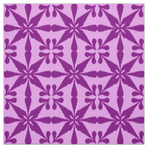 Tela Patrón Estrella de Ikat - Violeta y orquídea