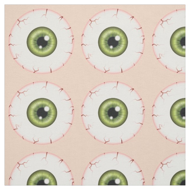 Tela Patrón Eyeball Halloween Blooshot Eyeball (Retal)