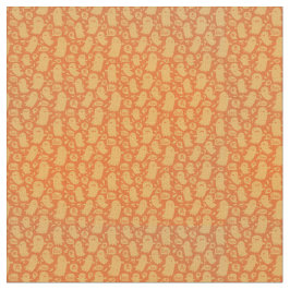 Tela Patrón fantasma de Naranja corto