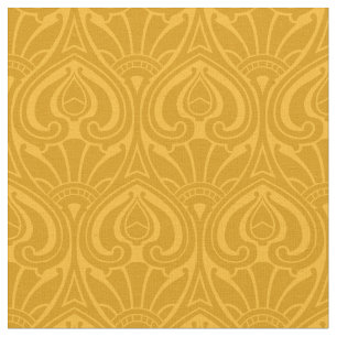 Tela Patrón floral Art Nouveau vintage