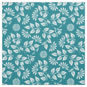 Tela Patrón floral clásico - Escoja su color! - Fabr