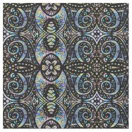 Tela Patrón floral de capas nítidas