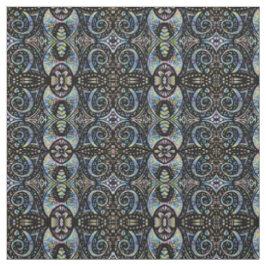 Tela Patrón floral de capas nítidas