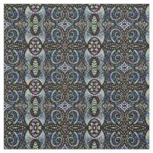 Tela Patrón floral de capas nítidas