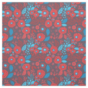 Tela Patrón floral de Doodle