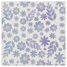 Patrón floral de gris y lavanda