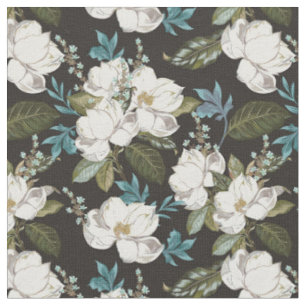 Tela Patrón floral de magnolia