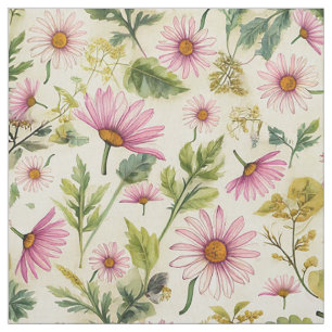 Tela Patrón floral de primavera elegante