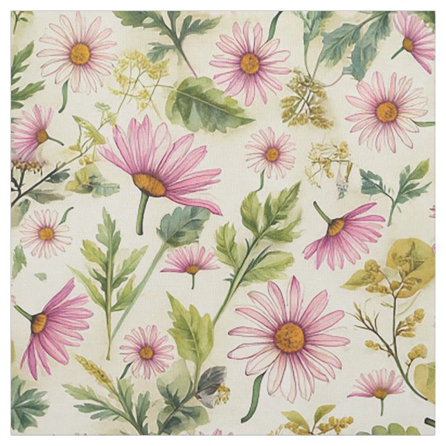 Tela Patrón floral de primavera elegante (Retal)