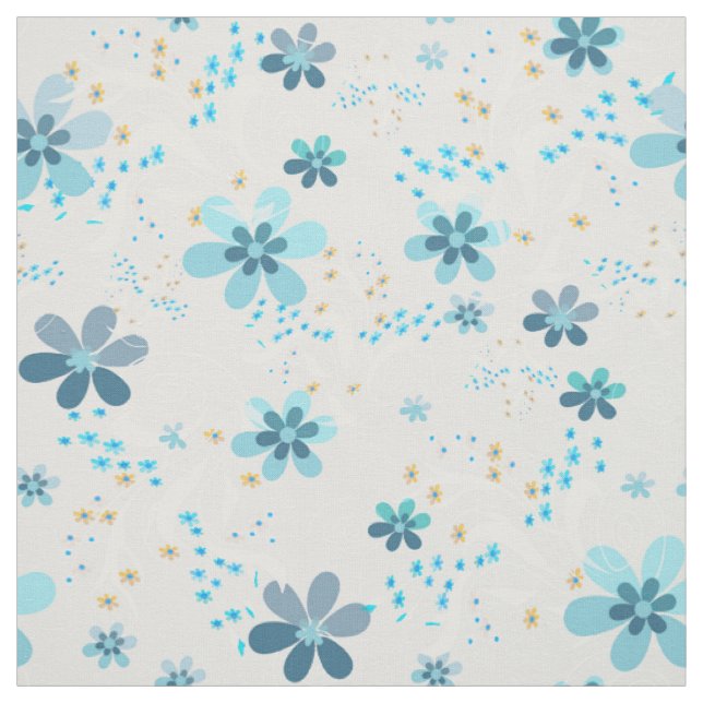 Tela Patrón floral, flor (Retal)