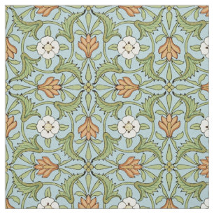 Tela Patrón floral francés de la época victoriana vinta