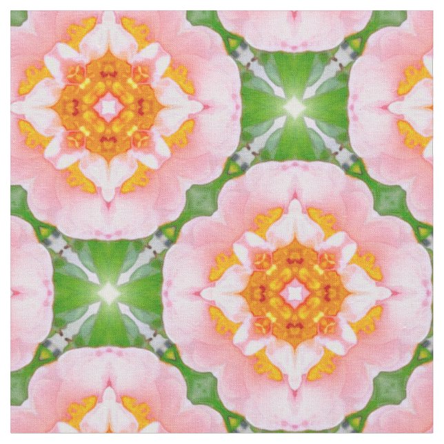 Tela patrón floral retro (De cerca)