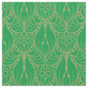 Tela Patrón floral vintage Art Nouveau Anthemion