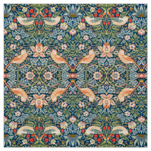 Tela Patrón floral William Morris Strawberry Thief