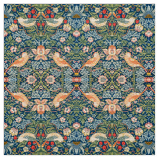Tela Patrón floral William Morris Strawberry Thief