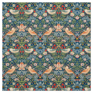 Tela Patrón floral William Morris Strawberry Thief