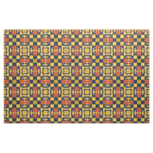 Tela Patrón geométrico abstracto con flechas