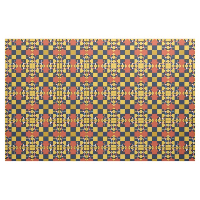 Tela Patrón geométrico abstracto con flechas ("Cuarto gordo" (fat quarter))