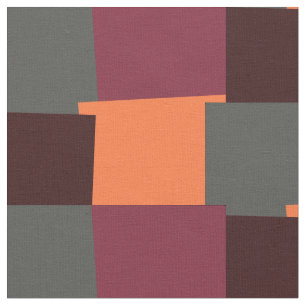 Tela Patrón geométrico abstracto de color retro #6