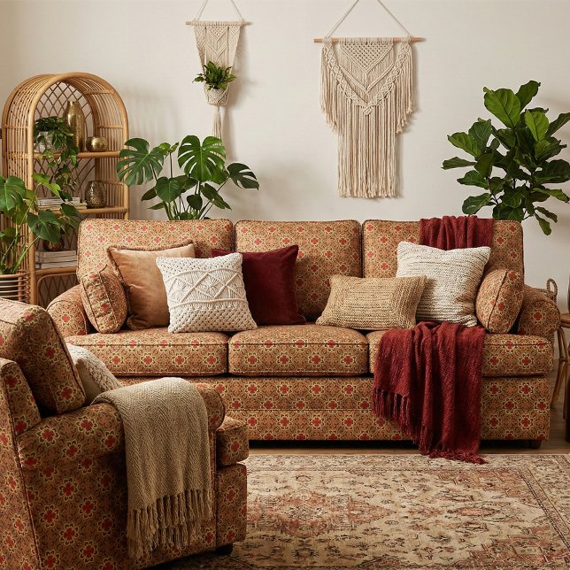 Tela Patrón geométrico de color mosaico elegante (Subido por el creador)