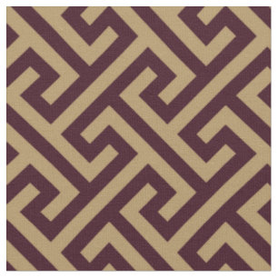 Tela Patrón geométrico de la llave griega neutra en M