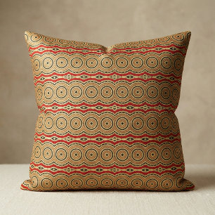 Tela Patrón geométrico de mosaico de estilo oriental