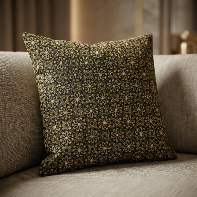 Tela Patrón geométrico de oro y oro de mezaica árabe y  (Subido por el creador)