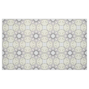 Tela Patrón geométrico gris y lavanda