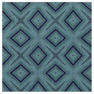 Tela Patrón geométrico moderno azul y gris