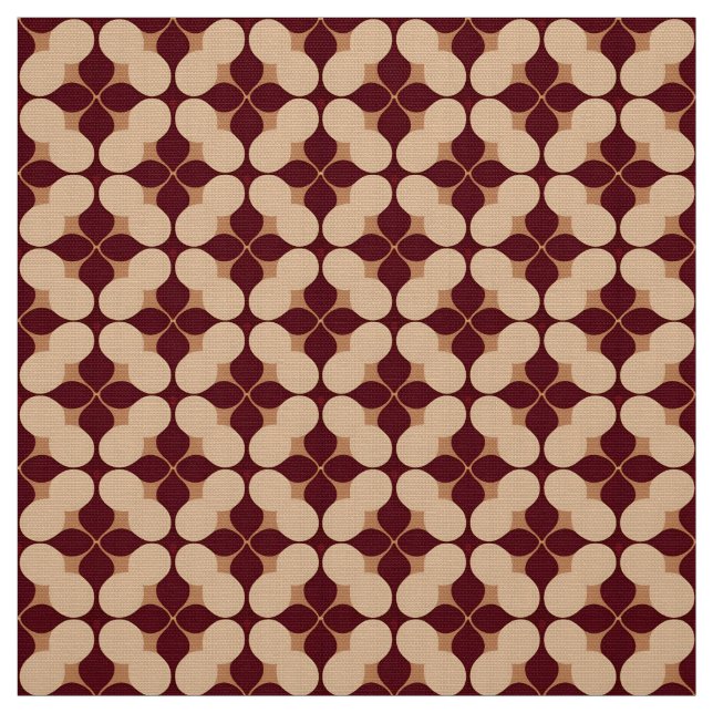 Tela Patrón geométrico retro abstracto sin fisuras (Retal)
