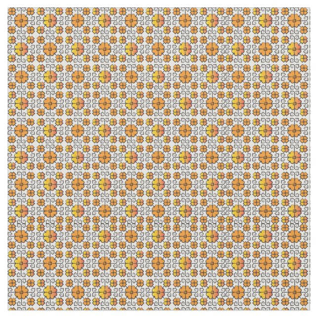 Tela Patrón geométrico V del signo del SUN letón tradic (De cerca)