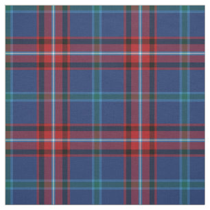 Tela Patrón Glenn Tartan Azul Placa Irlandesa