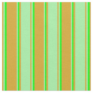 Tela Patrón Goldenrod, Green & Lime