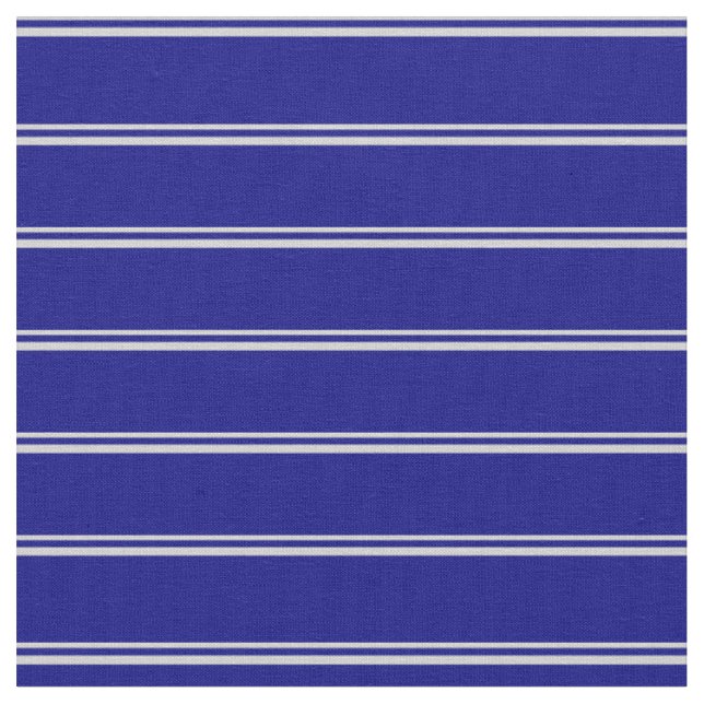Tela Patrón gris claro y azul de las franjas (De cerca)