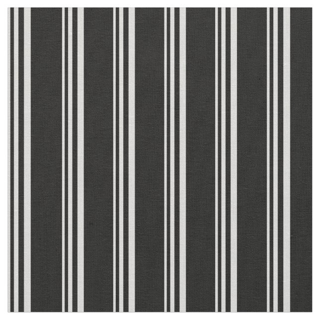 Tela Patrón gris claro y negro (De cerca)