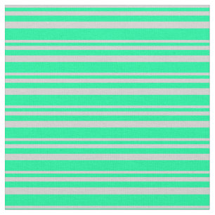 Tela Patrón gris claro y verde