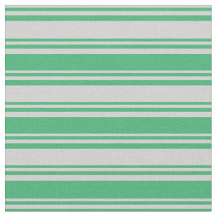 Tela Patrón gris claro y verde marino