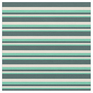 Tela Patrón gris de pizarra negra, aguamarina, bizcocho